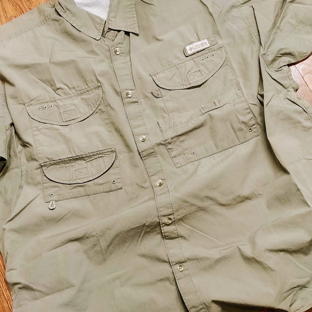 Columbia hiking/fishing SS Shirt XL